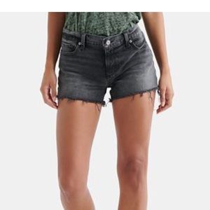 Lucky Brand Cutoff Black Denim Shorts 0/25